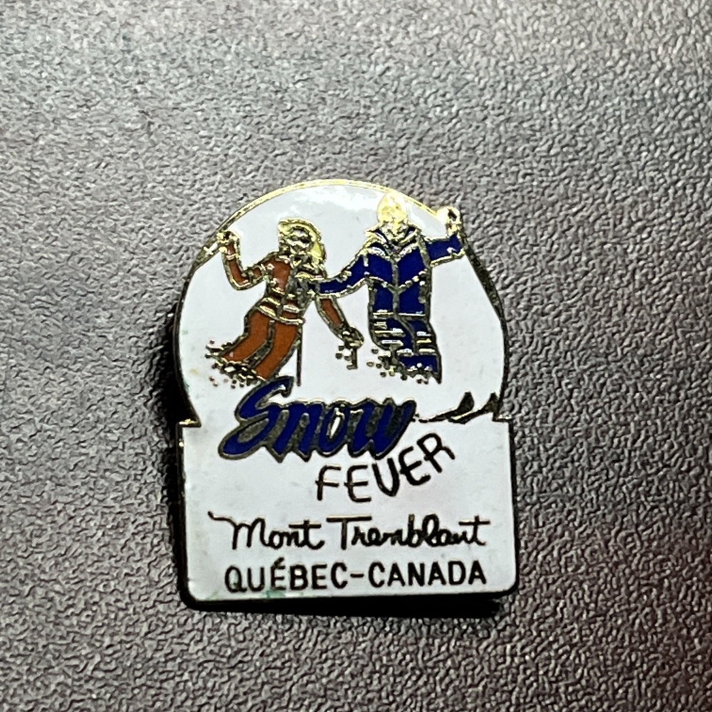 Snow Fever‎ Mont Tremblant Quebec Canada Lapel Hat Pin
